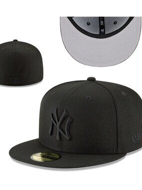 New Era Black New York Yankees Fitted Hat